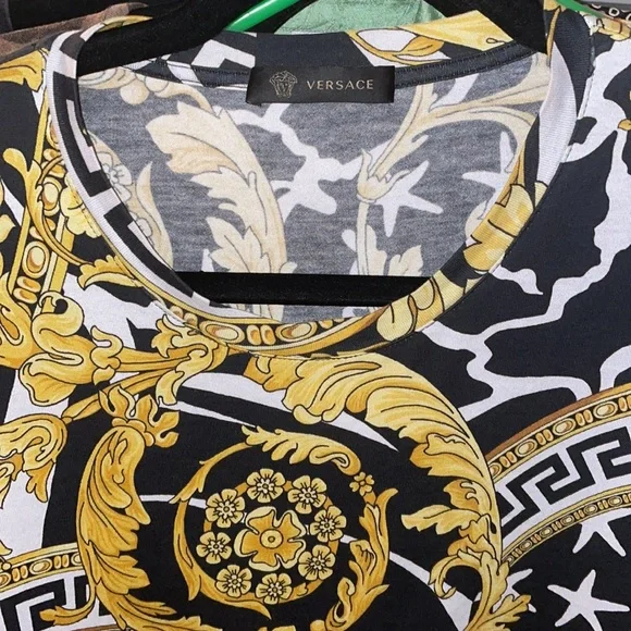 Rare Versace Savage Barocco print tshirt - Picture 8 of 10